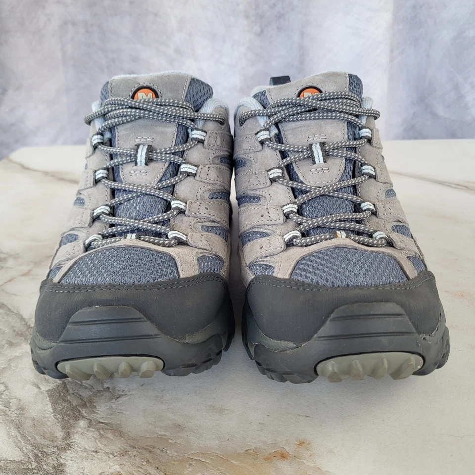 Merrell Moab 2 Vent Waterproof Grey/Black Hiking Boots Women's 9.5 - Image 3 of 4