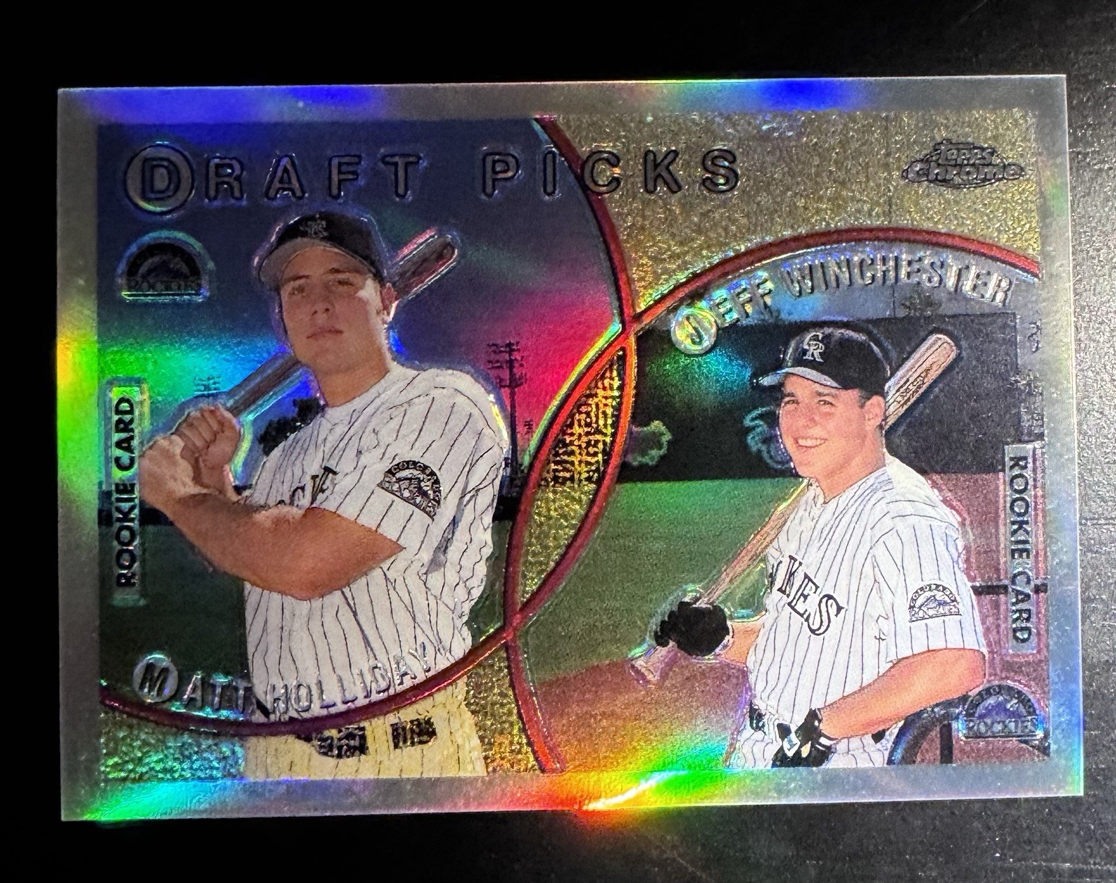 1999 Topps Chrome Refractor Matt Holliday / Jeff Winchester RC 442