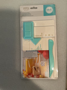 We R Memory Keepers Gift Bag Punch Board 71333-3 by American Crafts EUC