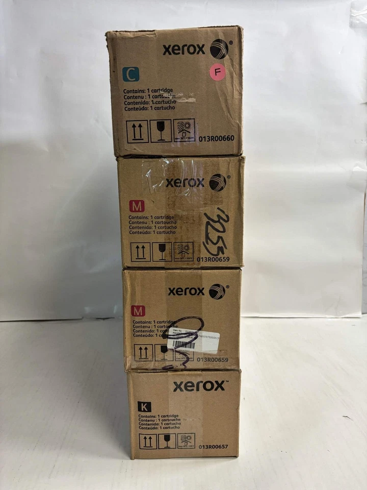 4 tambores nuevos OEM Xerox WC7120,7125,7220,7225 CMMK 013R00657,659,660 (sin amarillo) Foto 3 de 4