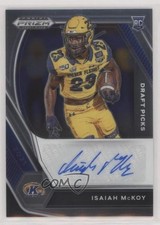 2021 Panini Prizm Draft Picks Draft Picks Auto Isaiah McKoy #DPA-IMC Auto 0c2