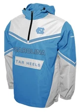 North Carolina Tar Heels Franchise Club Action Anorak 1/4 Zip Jacket - Blue