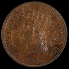 Lot of 4 Indian Head Cent. 1865 FF, 1879, 1889, 1897.  Lot # 9061-360-100