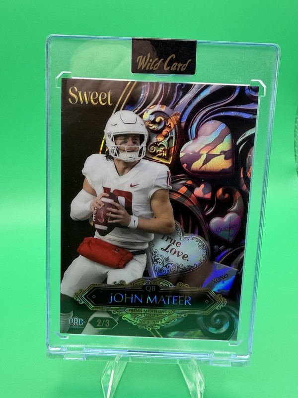 John Mateer Wild Card Sweet Shimmer PRC 2/3 SSP Sooners
