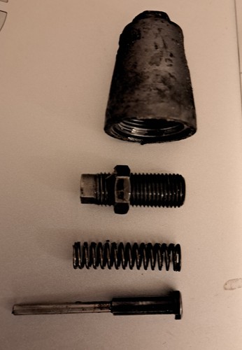 Kawasaki Z400 KZ400 Motor Steuernocken Kettenspanner Abdeckung, Schraube und Feder