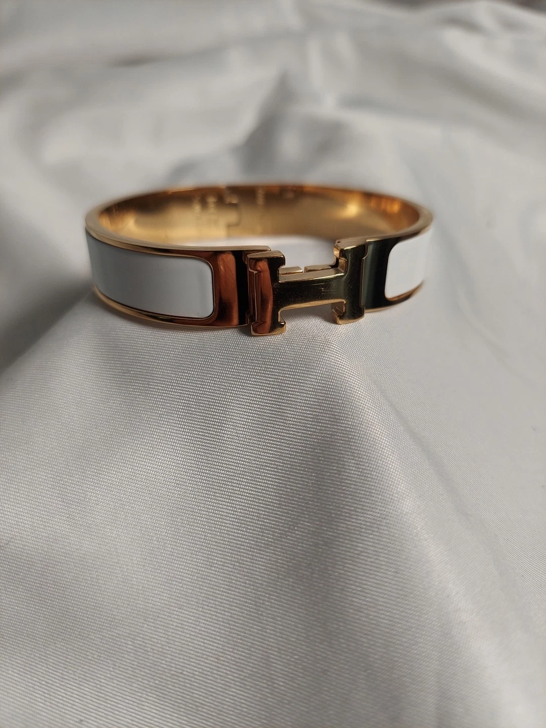 Bracciale Hermès Click H Bianco