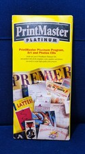 PrintMaster Platinum 6-CD Set  Templates, Graphics  Tools  Great Condition 