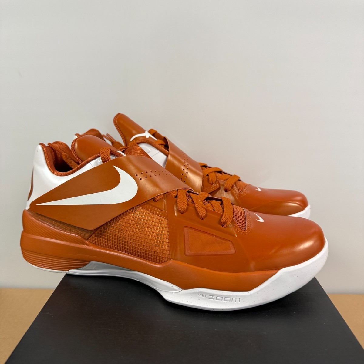 Nike KD 4 Texas Longhorns IB3555 800 Men Size 10 | eBay