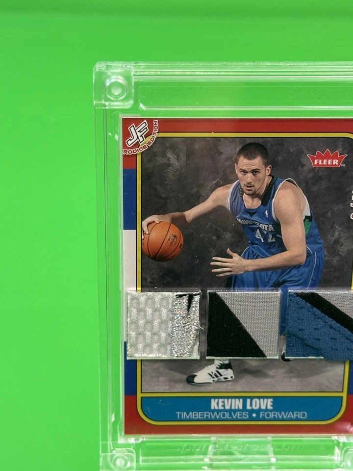 2024-25 Jersey Fusion Rookie Edition #KL311 Kevin Love Triple Jersey Patch 8/10! - Image 4 of 4