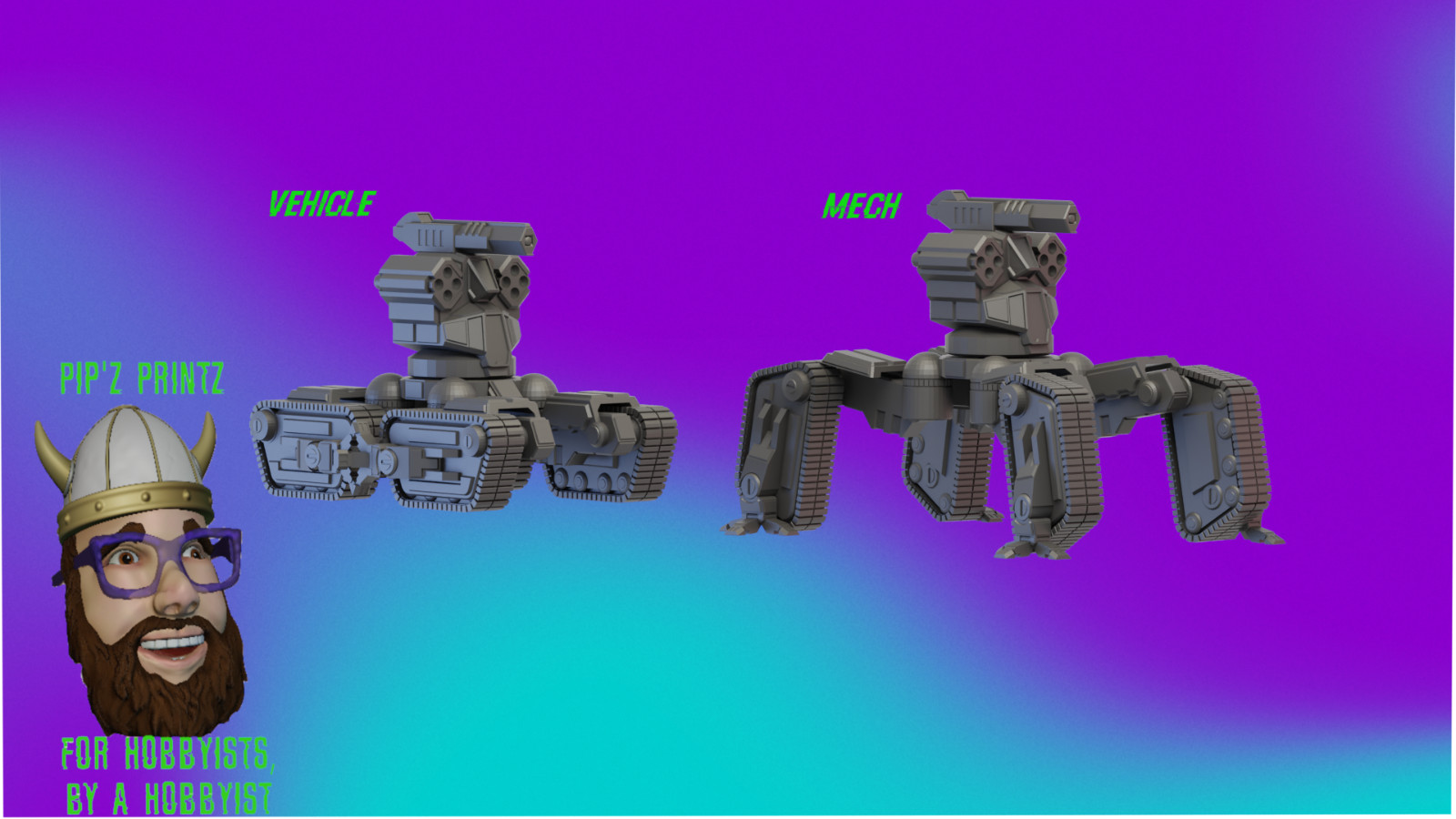 Arion Quadvee Alternate Mech Model For Battletech 6mm-10mm-15mm