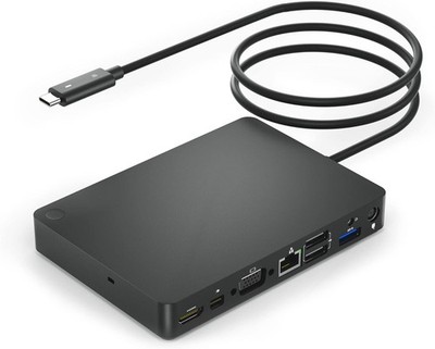 WD15 Monitor Dock 4K with 130W Adapter - Black