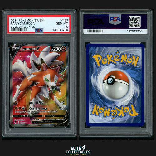 Lycanroc V graded PSA 10 for sale on eBay