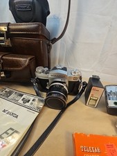 Miranda Sensorex 35mm Film Camera Shutter Works w/ Cases  Extra Lens  Booklet