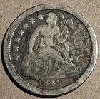 1849-O Seated Liberty Dime – VG Very Good – New Orleans Mint Silver 10C #908