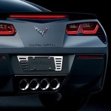 Corvette License Plate Frame - Billet Chrome C5 C6 C7