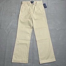 Boys Polo Ralph Lauren Khaki Chino Pants 10 NWT Pony Preppy Cotton