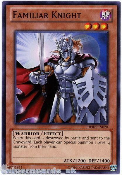 DPKB-EN020 Familiar Knight UNL Edition Mint YuGiOh Card