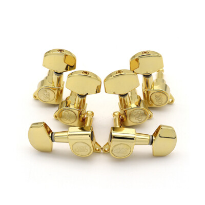 Wilkinson WJ-01 Golden 3L3R Closed Gear Tuning Pegs for Electric/Acoustic guitar
