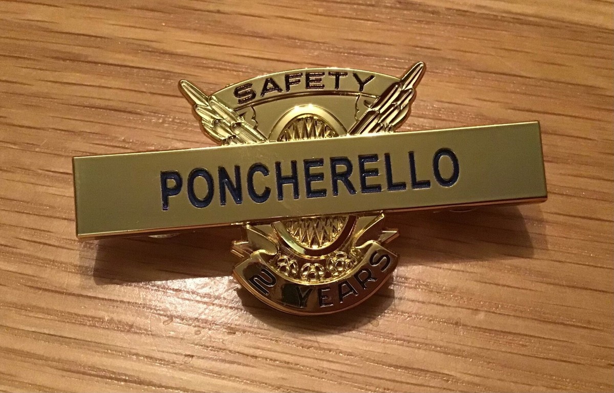 CHIPS Ponch Baker Name Badge 70s 80s CHP Uniform Cosplay Pin