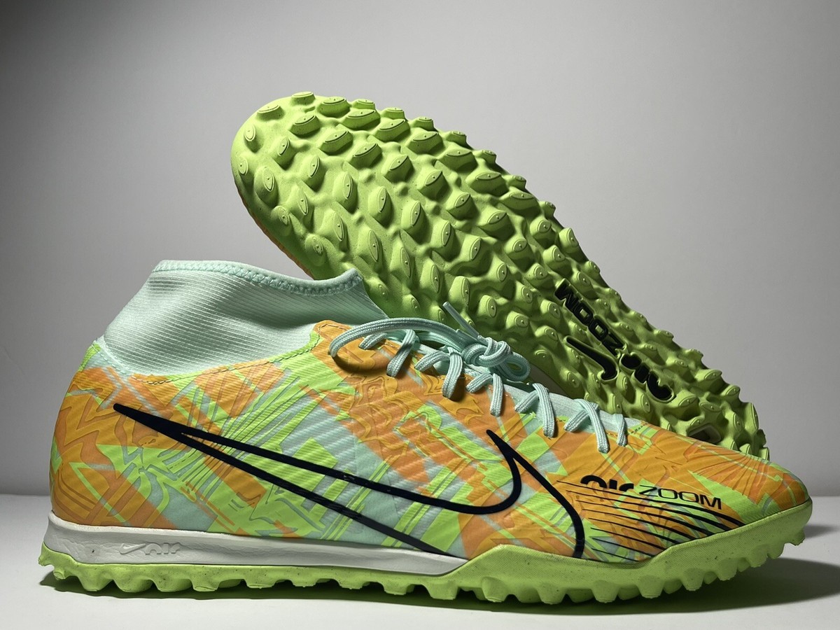 Nike Zoom Mercurial Superfly 9 Academy TF Cleats Yellow