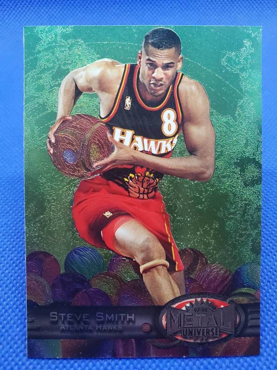 1997 Metal Universe STEVE SMITH Basketball card #6 ATLANTA HAWKS
