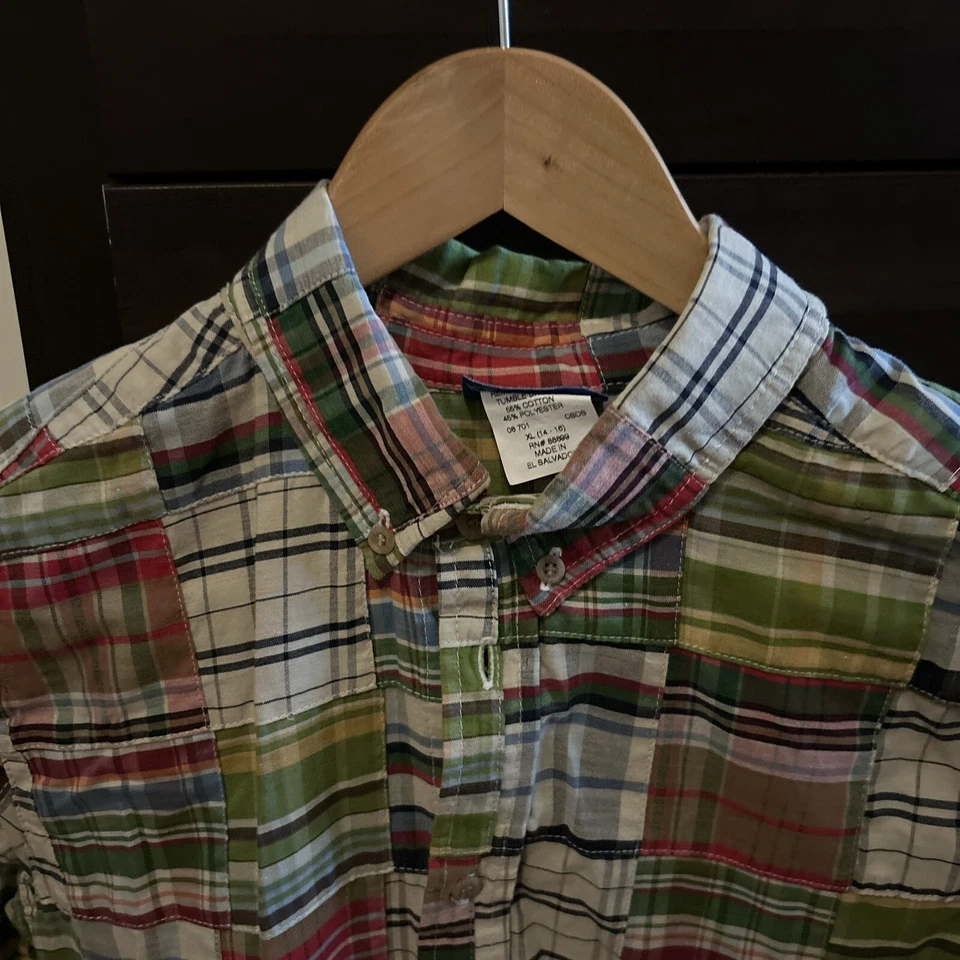 Camisa infantil Kelly’s tamanho XL 14/16 com botões - Imagem 2 de 4