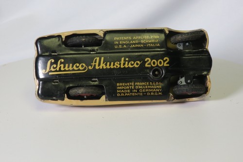 Vintage Schuco Akustico 2002 Wind - Up - Works - No Windshield Or Key - Picture 8 of 11