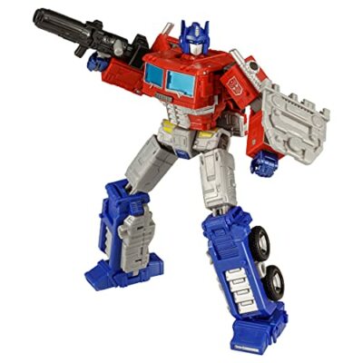 Takara Tomy Transformers Kingdom Series KD-19 Optimus Prime Mit Trailer Figur