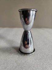 Vintage Silver Metal Double Sided Jigger