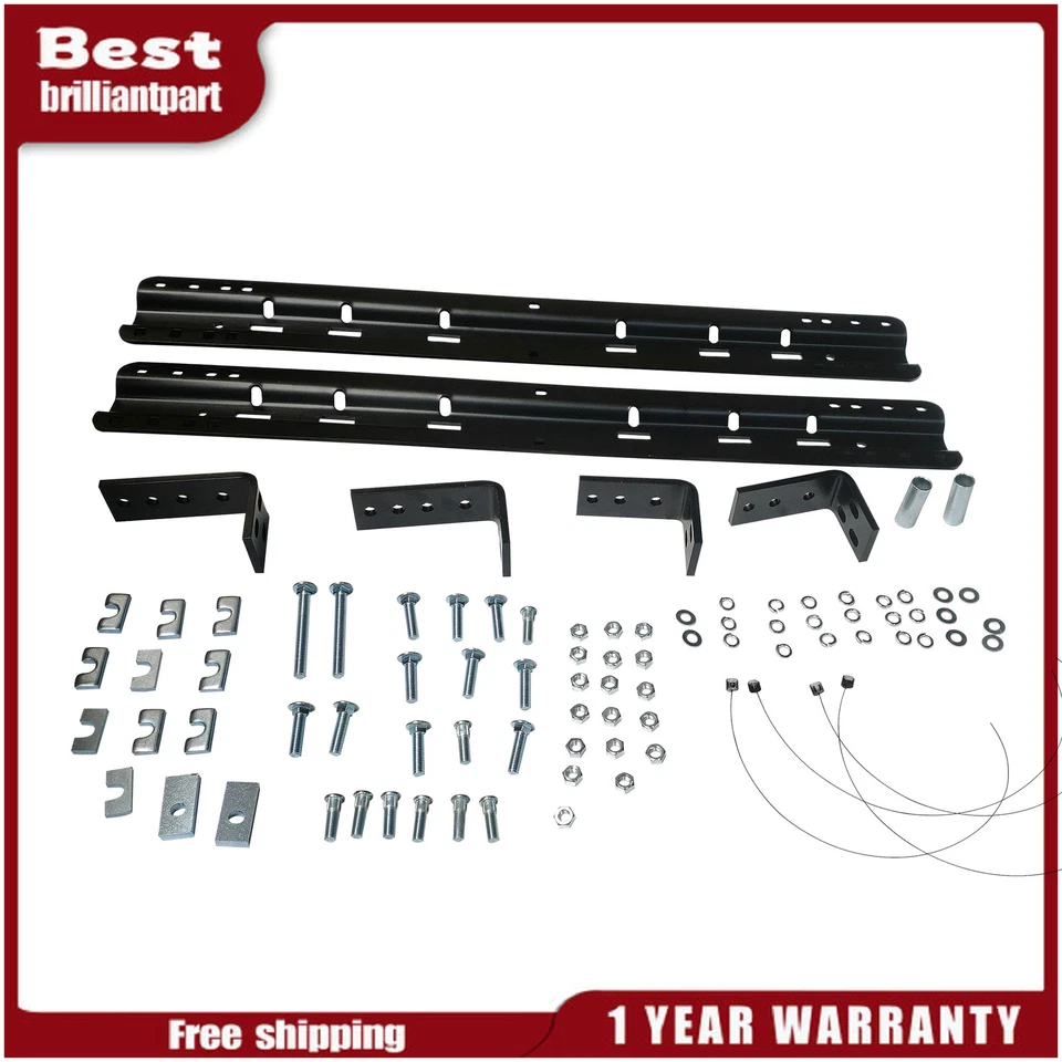 Wheel Mounting Rail Kit Trailer Hitch Mount For 1975-2003 Chevrolet K20 Dodge Foto 4 de 4