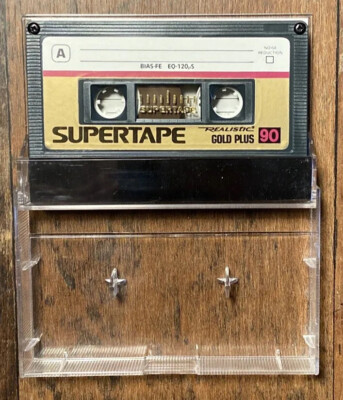Realistic Supertape Gold Plus 90 Tape Cassette Audiokassette - Bitte Lesen