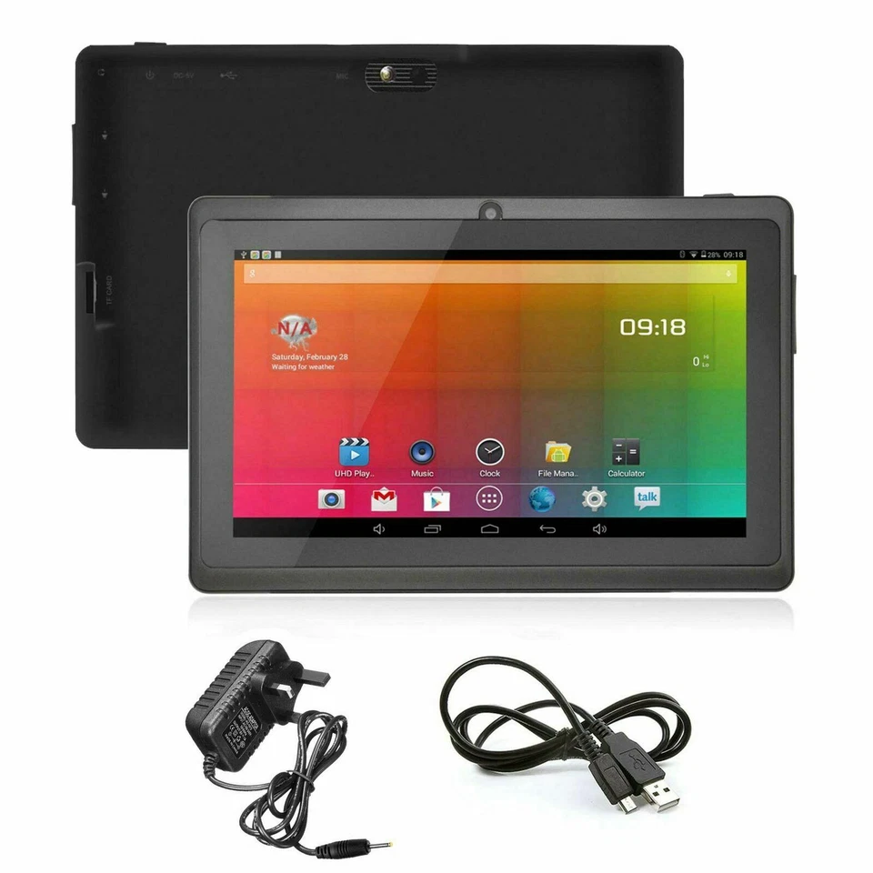 Kids 8GB 7" WIFI Tablet Videos Games Two Camera Quad Core Child Friendly Gift - Image 2 of 4