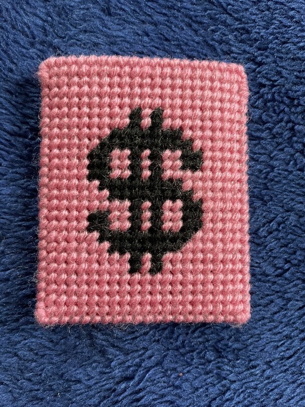Gift Card/Money Holder: Pink with Dollar Sign