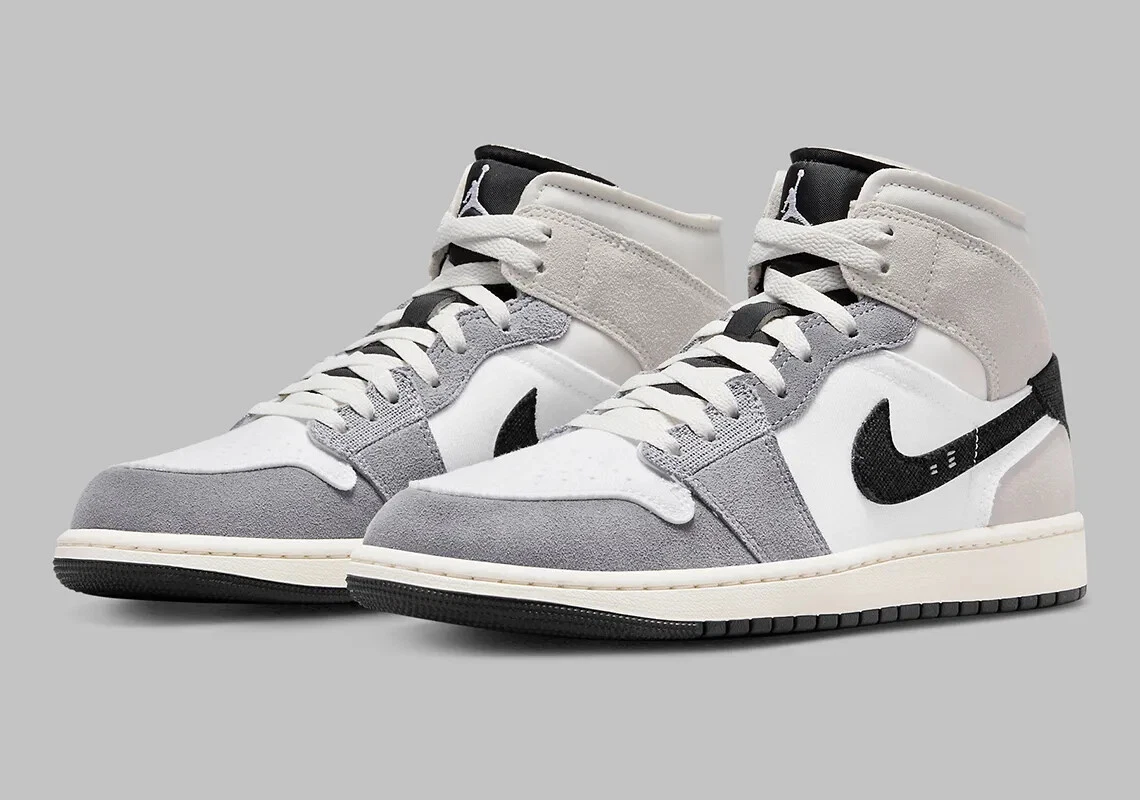 Jordan 1 grey white hotsell black