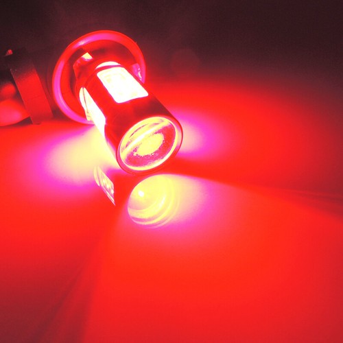 2 Brilliant Red H11 H8 LED Fog Light Bulbs Car Truck Driving Lamp Conversion Kit - Picture 5 of 9