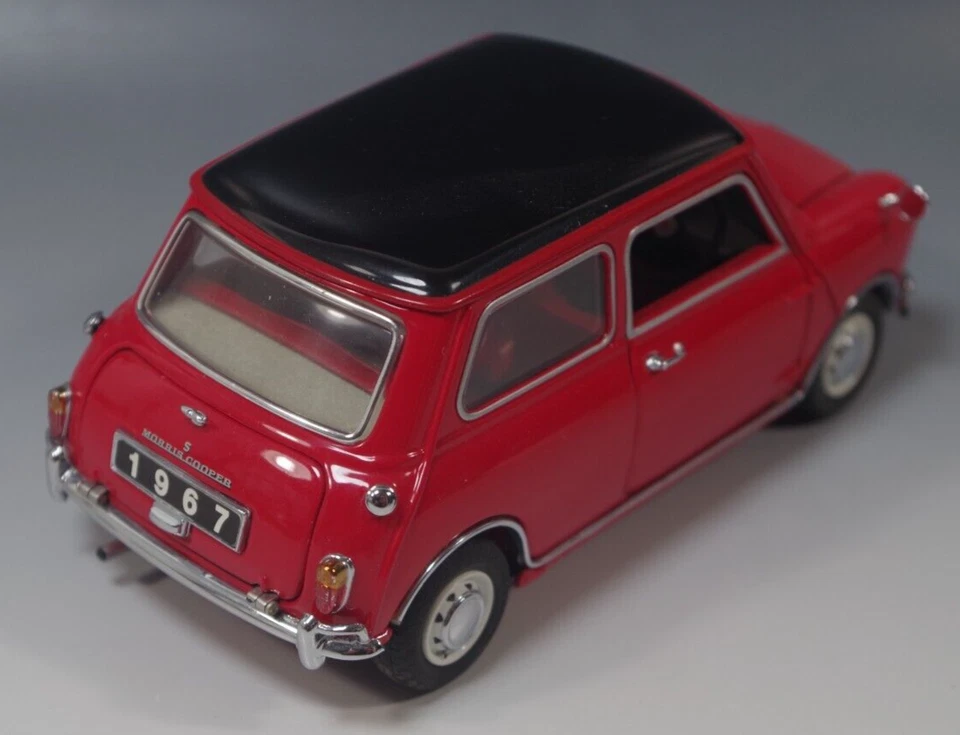 Mini coche Cooper Franklin 1967 como nuevo modelo rojo escala 1:24 fundido a presión sin usar, en caja #2 Foto 4 de 4