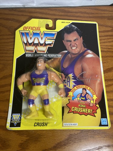WWF CRUSH Hasbro MOC Series 7 FIGURE 1993 WWE WCW ...