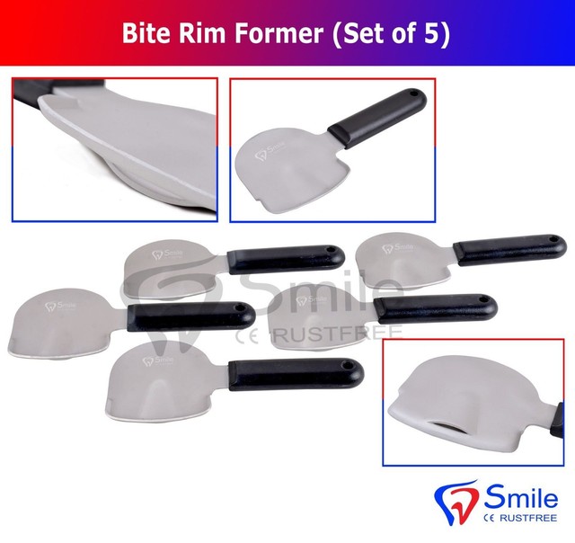 5 X Dental Laboratory Rim Denture Bite Rims Former Hot Plate Paddle