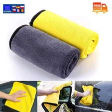 1PC Car Wash Towel Microfiber Plush Cleaning Drying Car Care Soft Cloth