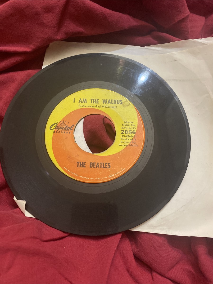 レコード　赤盤　ビートルズ　ハローグッドバイ　アイアムザウォルラス　送料込み レコード 赤盤 ビートルズ ハローグッドバイ アイアムザ