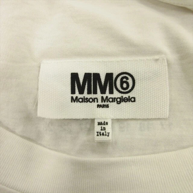 T shirt tunica MM6 Maison Margiela 23SS con logo calendario camicia aderente S