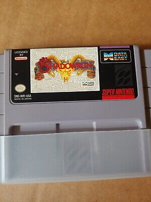 Shadowrun (SNES) box, manual and cartridge (German version)