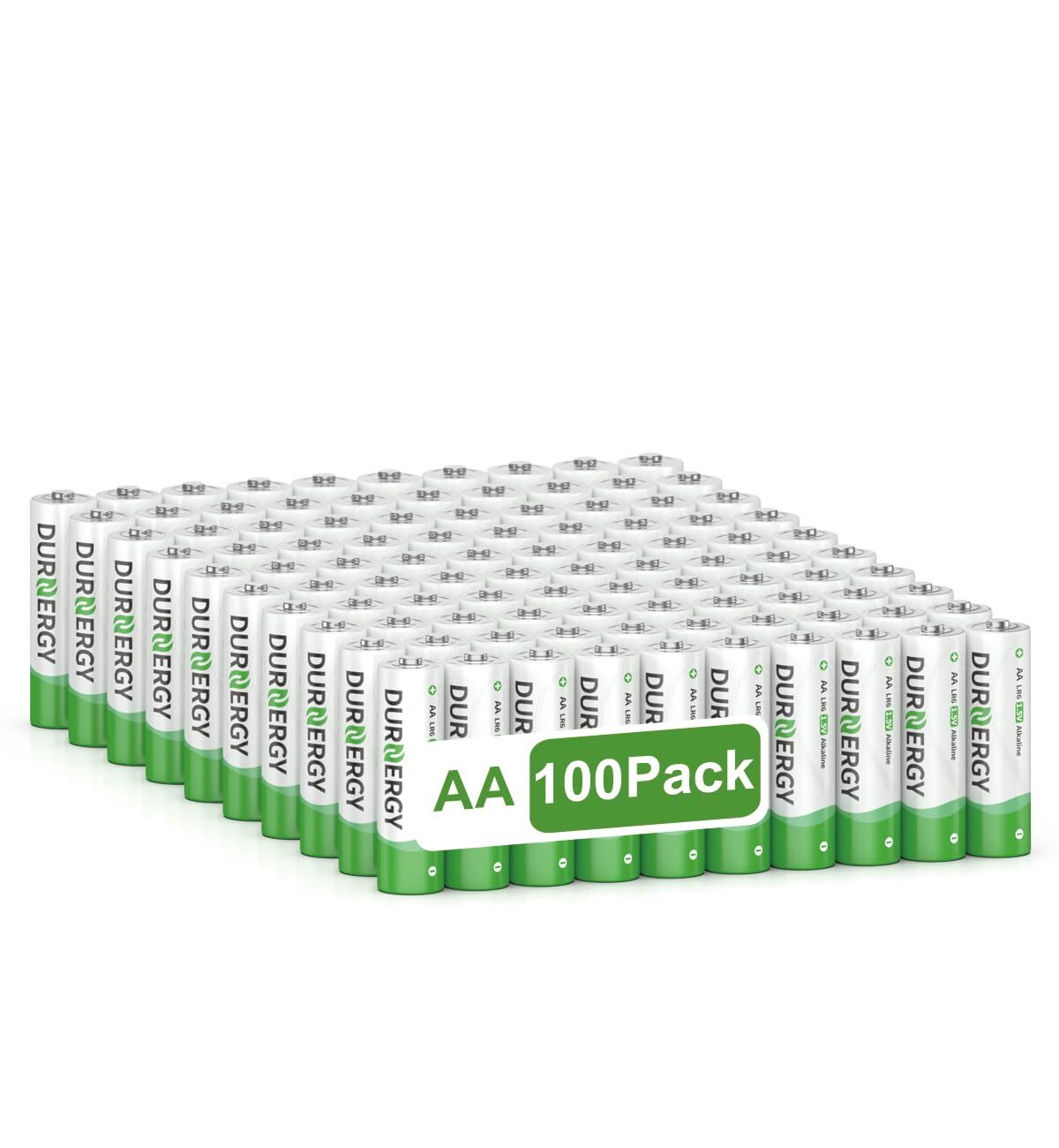 AA Batteries, AA Batteries 100 Pack, 2800mAh Double A Battery, 10-Year Shelf ...-image