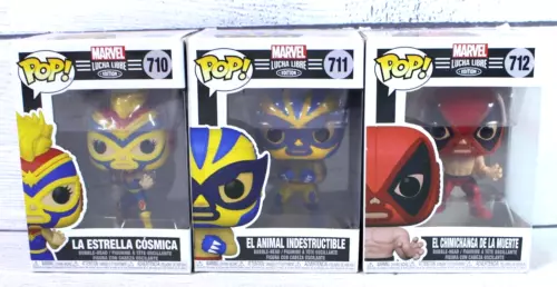 Funko POP El Chimichanga #712, ANIMAL INDESTRUCTIBLE #711, Estrella Cosmica #710