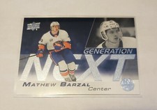 2019-20 Upper Deck Hockey Series 1 Generation Next Mathew Barzal #GN-13