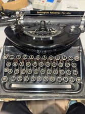 Remington Typewriter Noiseless N90605 With Case for parts of repair thumbnail