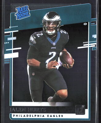 2020 Panini Chronicles #RR-JAH Jalen Hurts Clearly Donruss Rated Rookies