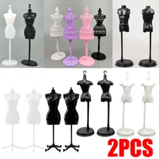 Display Support Stand For Mini Doll Clothes Outfits Dress Mannequin Model 1/6 US