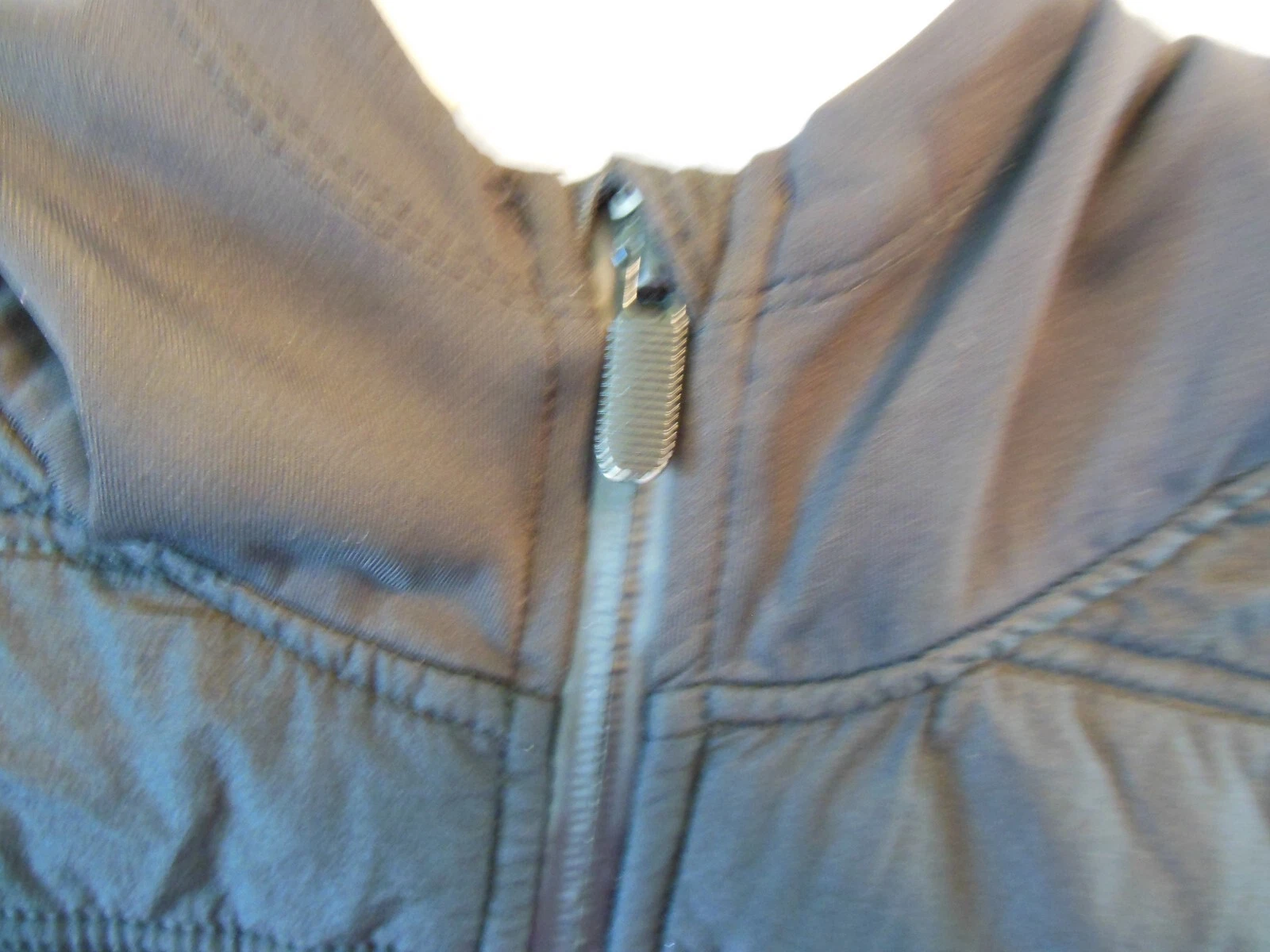 VETEMENTS warm up activewear nero AVIA felpa con cappuccio full zip taglia XXXL 22 donna nylon poly fil