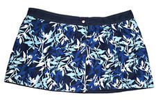Reversible Panama Jack Womans wrap mini skirt Size L/XL Hawaiian tropical floral